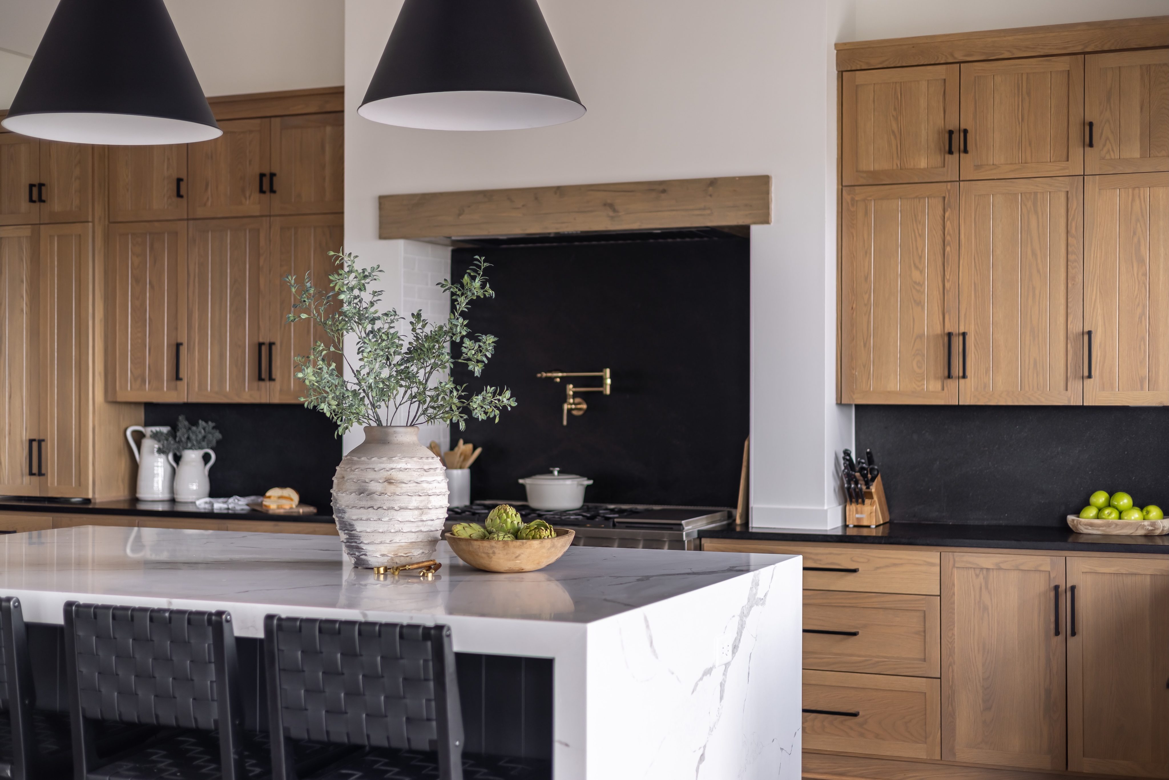 Modern kitchen with neutral tones