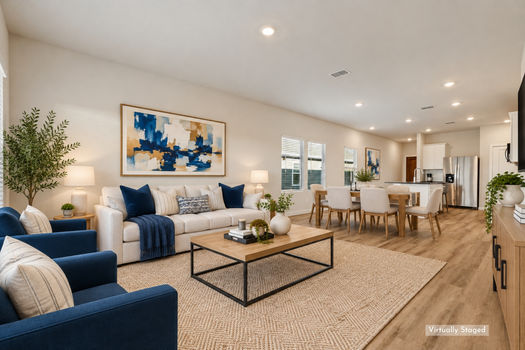 Family room and dining area | 1006 Angel St, Josephine, TX 75173 | Morgan Farms