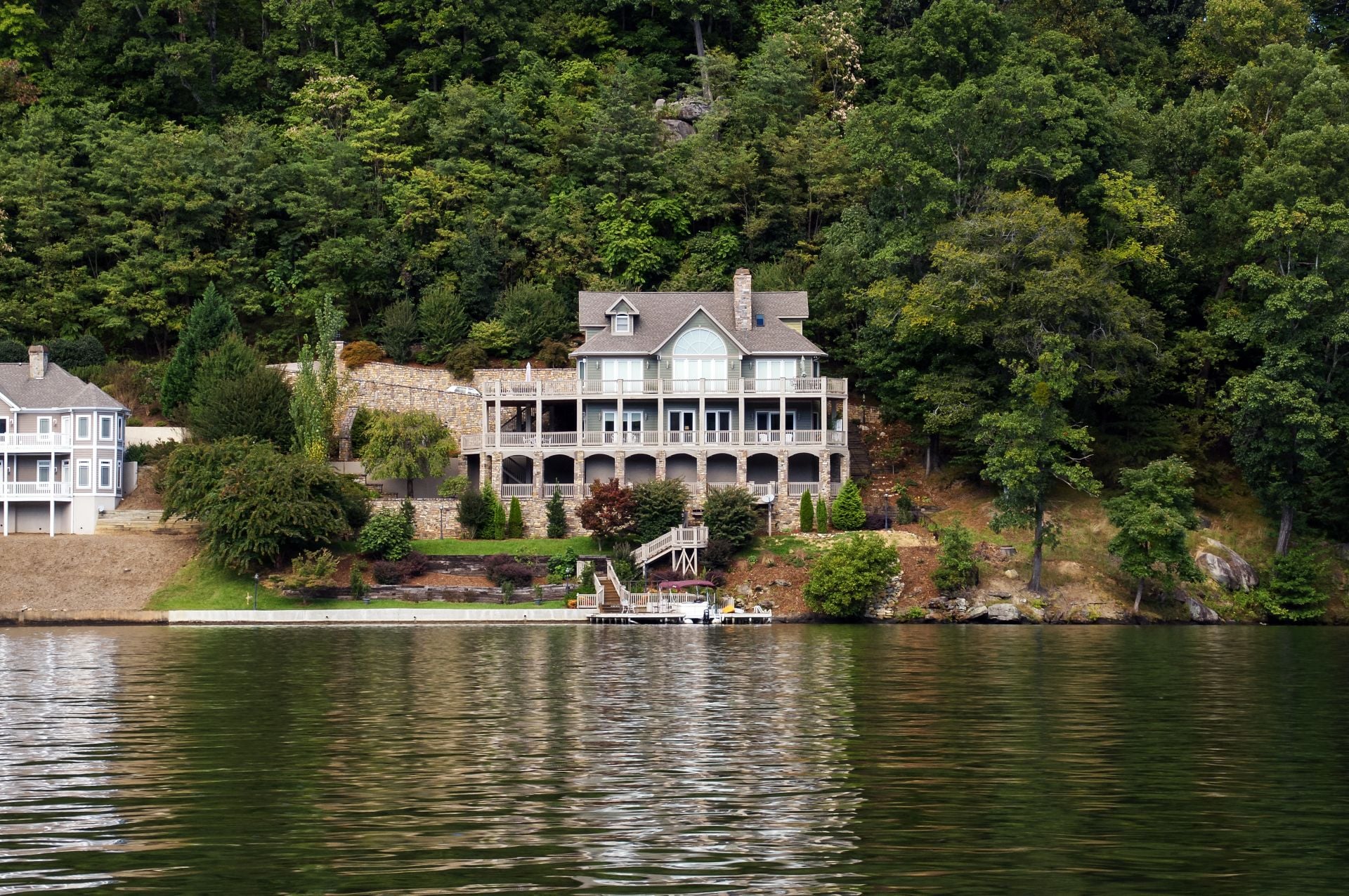 Beautiful Lake Lure in North Carolina off the Blue Ridge Parkway