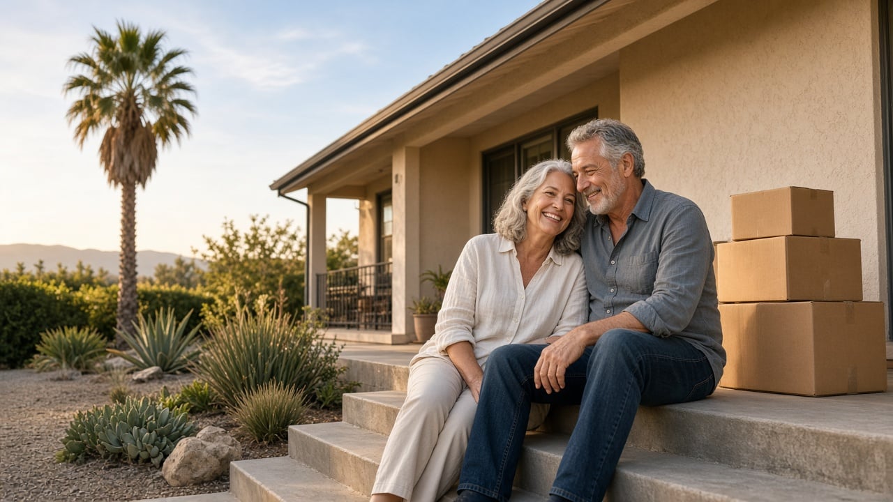 Ventura County homeowners over 55 moving to a new home and keeping their property tax base under Prop 19.