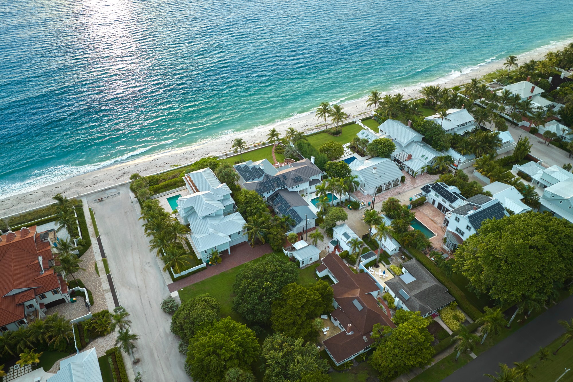 coastal beachfront neighborhood