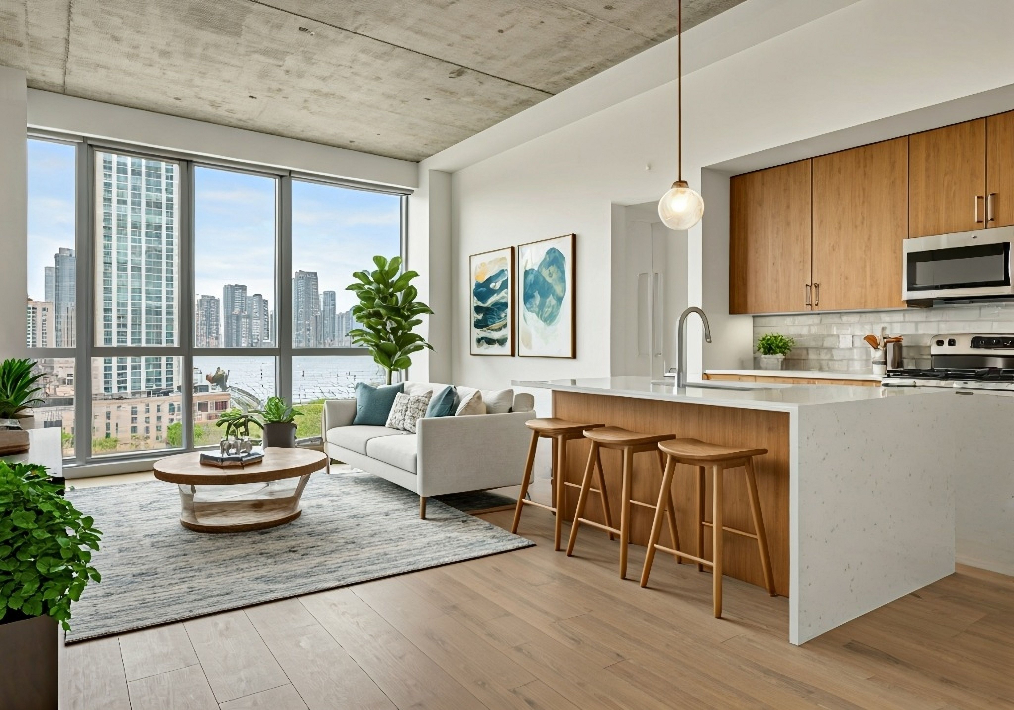 condo interior in Chicago Lincoln Park neighborhood