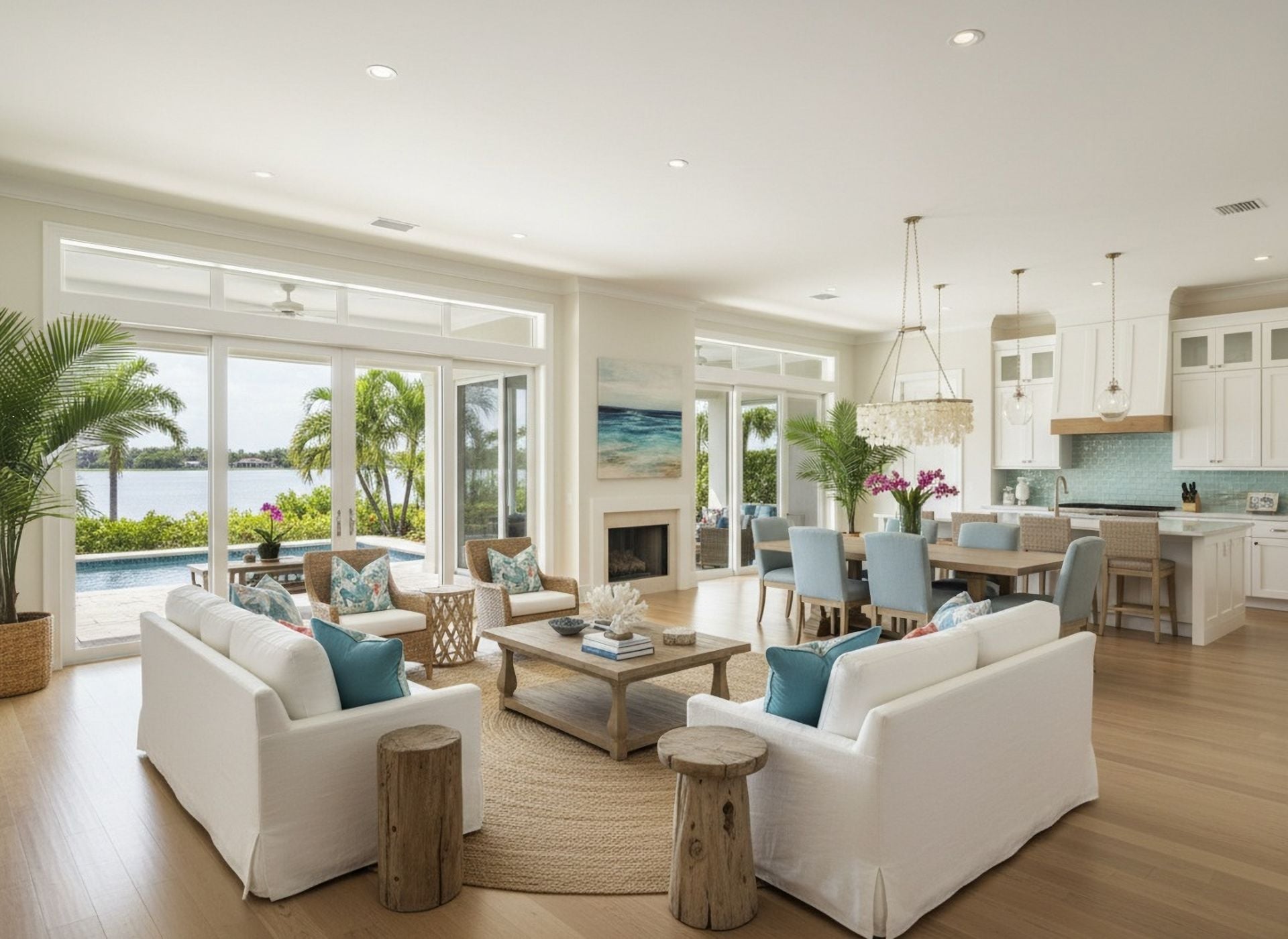 nice looking florida home interior, sarasota, florida area type home