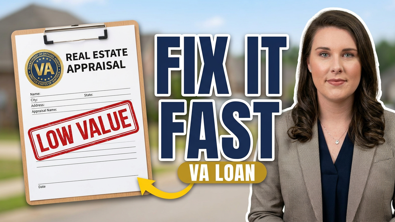 Fix It Fast: Kelli Salter beside a low-value appraisal form