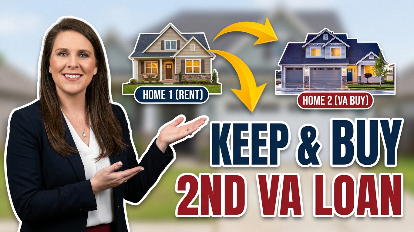 Keep and Buy: Kelli Salter showing a rental home and a second home bought with VA