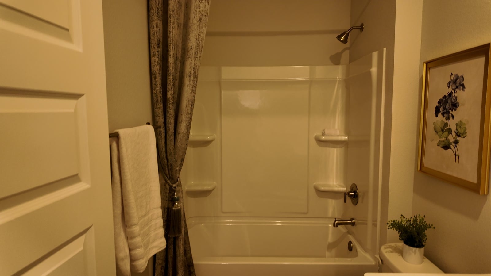 Check the tubs, showers and finished surfaces