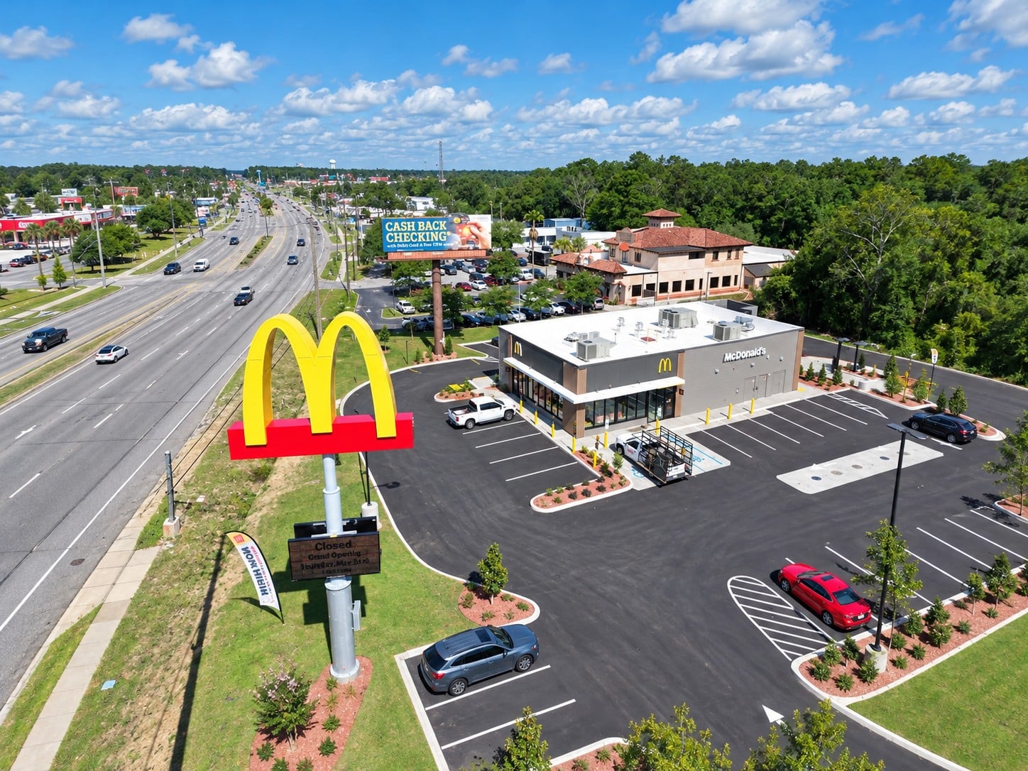 The new McDonald's at 1030 Industrial Parkway.