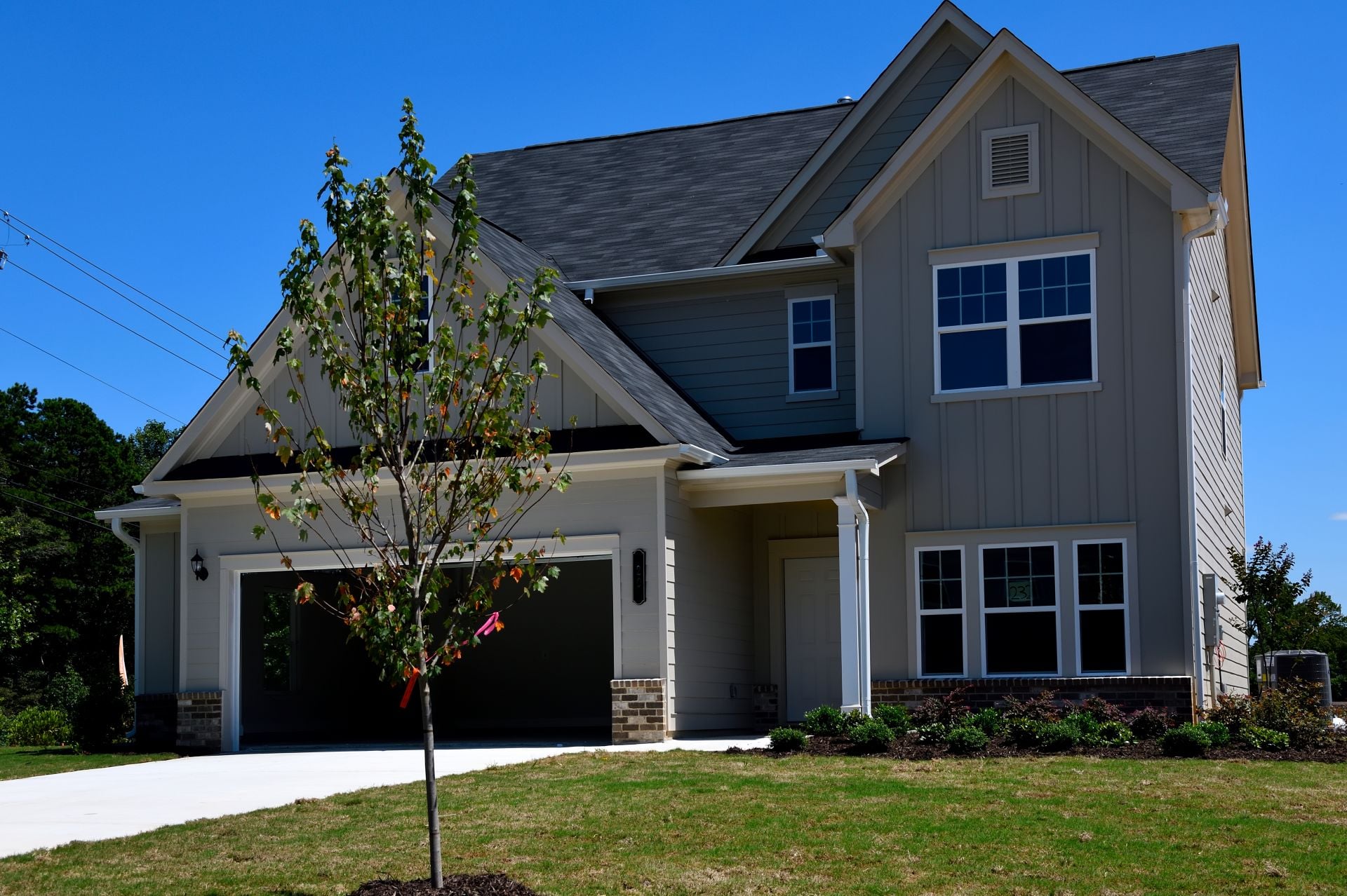 New home contruction at Georgia, USA.