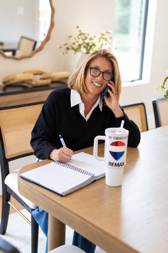 Bright Home Office Planning Moment