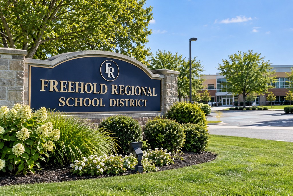 Freehold Regional School District Entrance