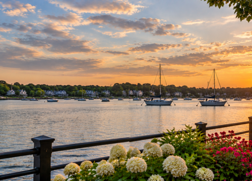 Golden Hour Marina Promenade