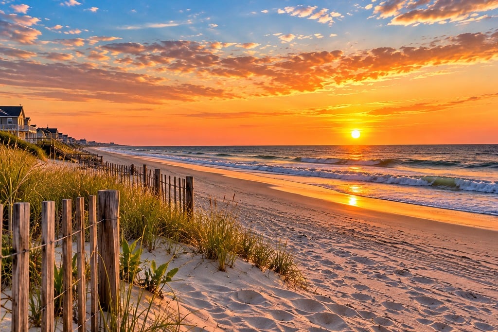 Golden Hour on Avon Beach