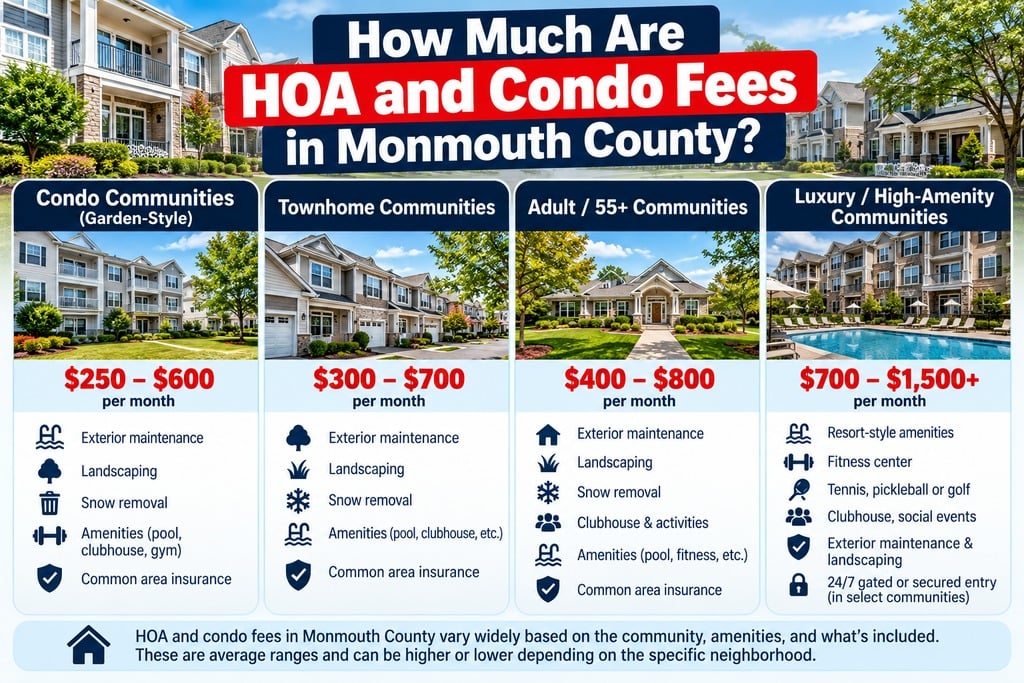 Monmouth County HOA and Condo Fees