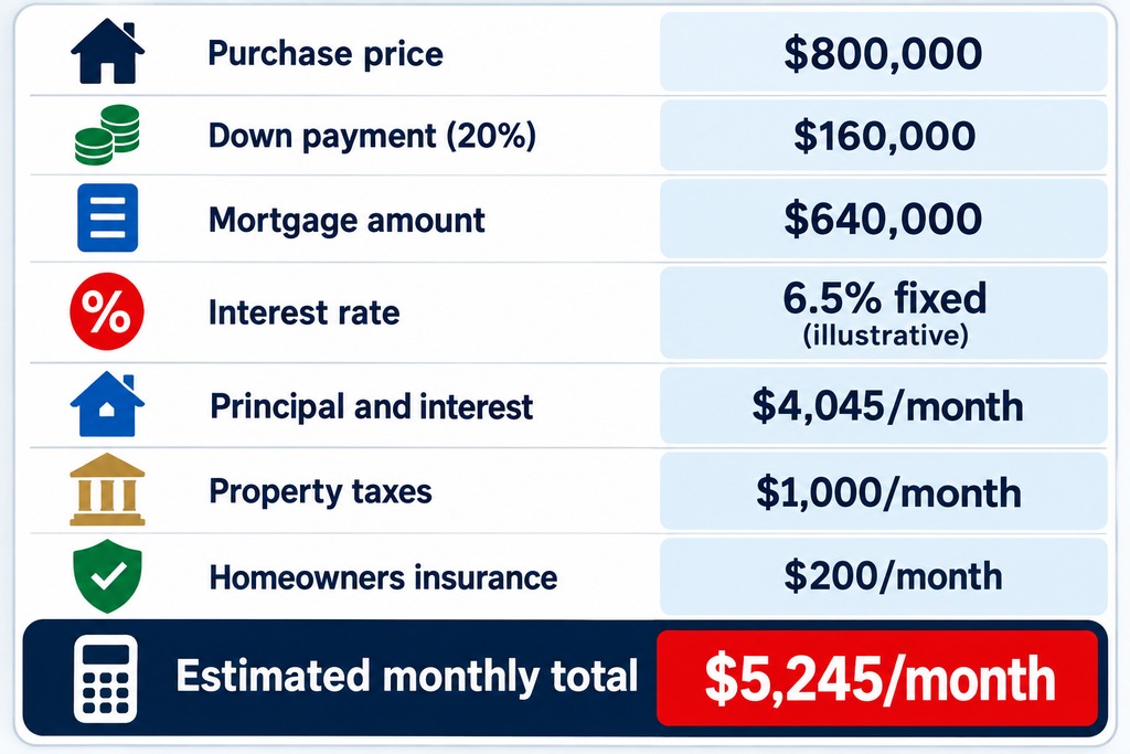 Mortgage Payment Breakdown Infographic