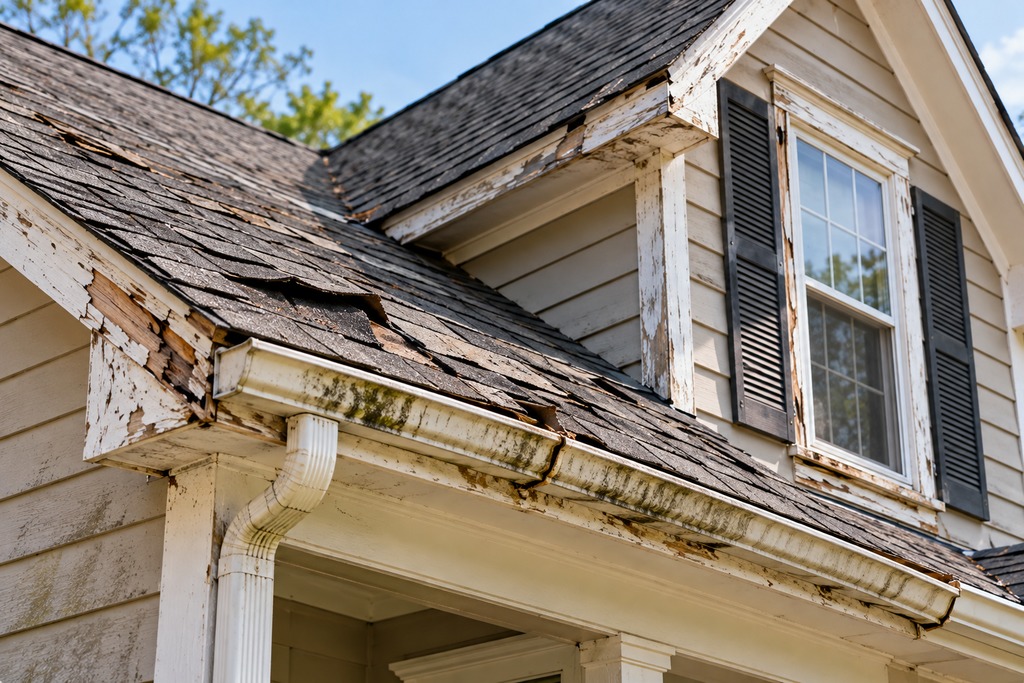 Neglected Roofline with Peeling Trim