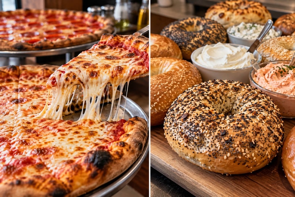 Pizza Pull and Bagel Spread Feast