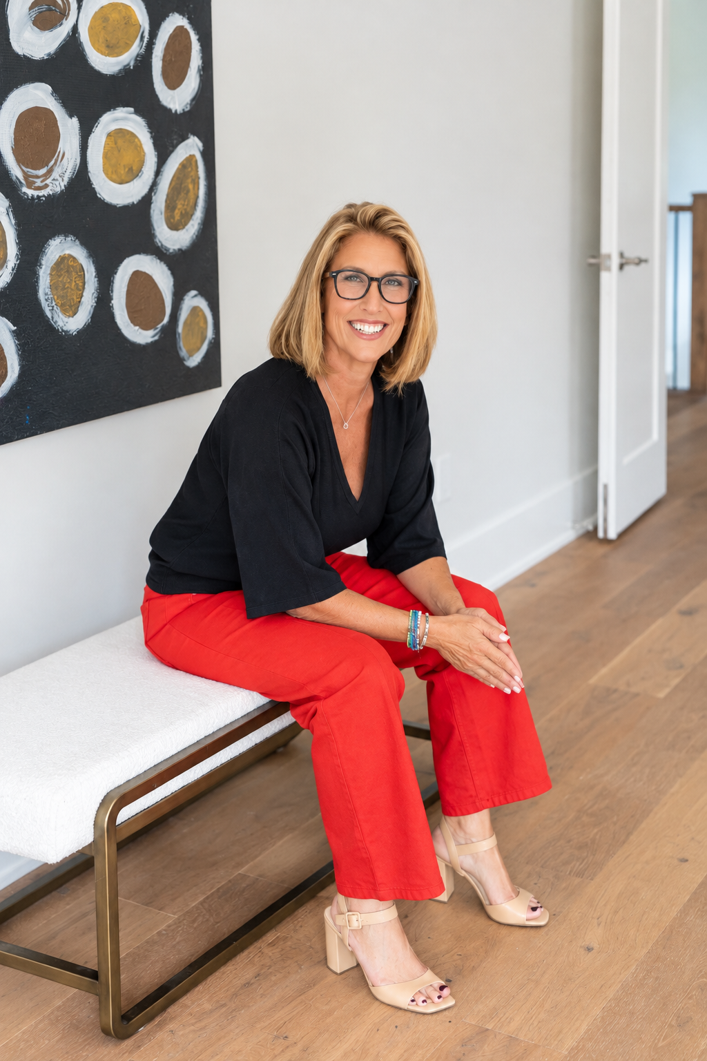 Smiling Portrait in a Modern Home