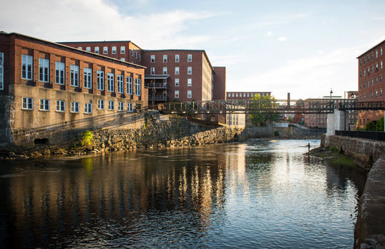 The Biddeford and Saco Mills photographed by Peter Greeno of Portland Headshot for the Mill Project