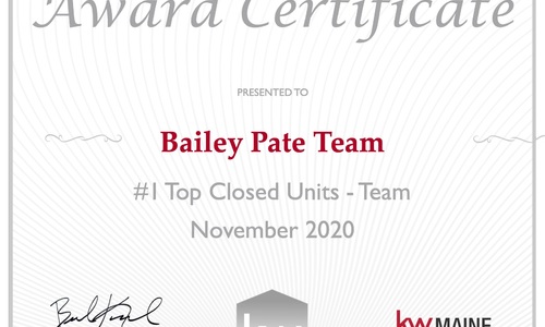 #1 in Closed Units - November 2020!