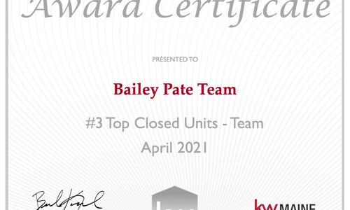 #3 Sold Units in March 2021