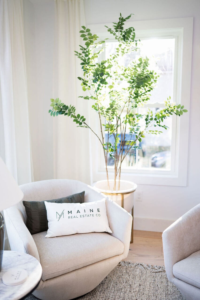 Cozy Corner with Branded Pillow