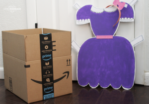 DIY Cardboard Box Paper Doll Costume