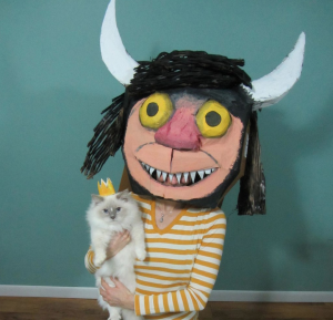 Where the Wild Things are cardboard mask by Tara Middleton, the Cardboard Collective on Flickr