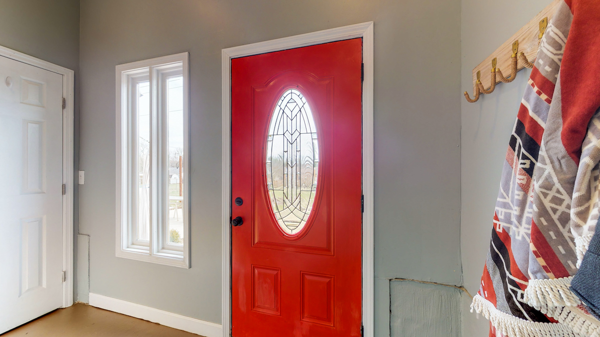 back door coat rack - 2509 David Drive, Donelson home for sale