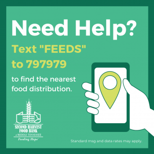 Where to find food bank in Nashville, TN