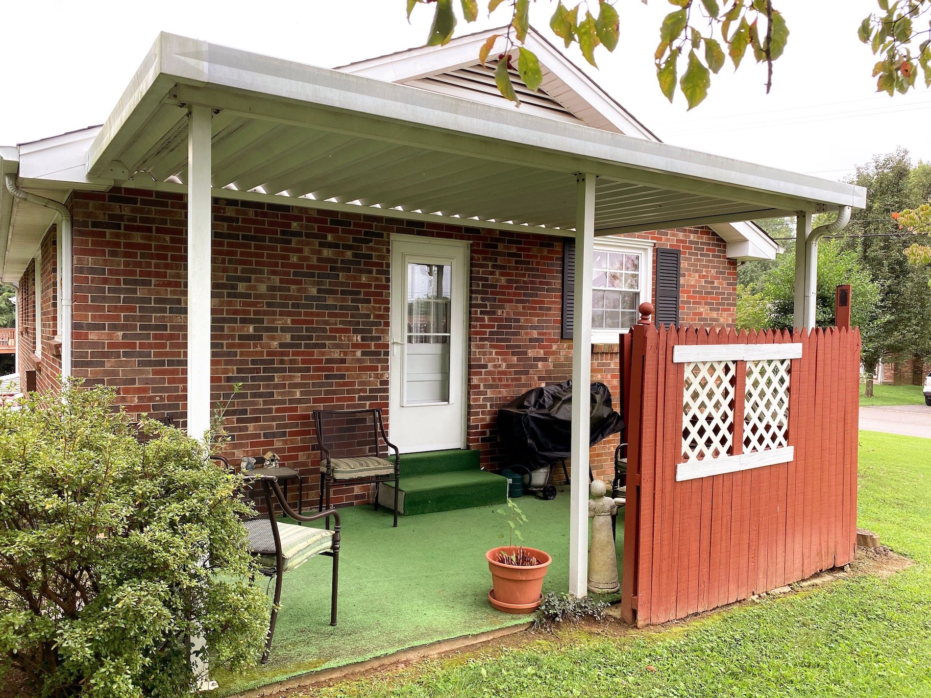 Covered patio