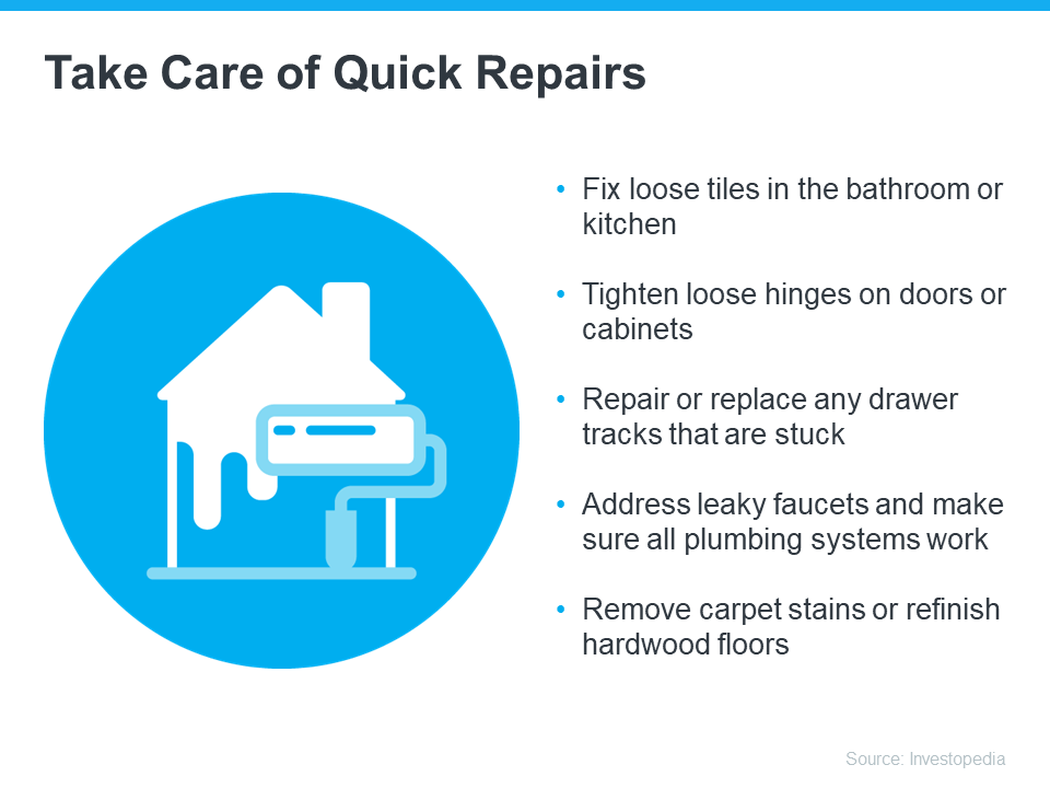Take care of quick home repairs