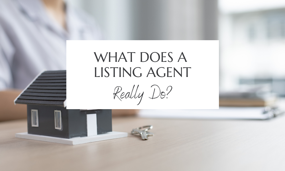what does a listing agent really do
