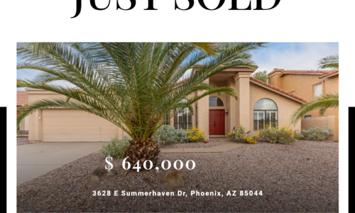Just Sold!! Beautiful Ahwatukee Home