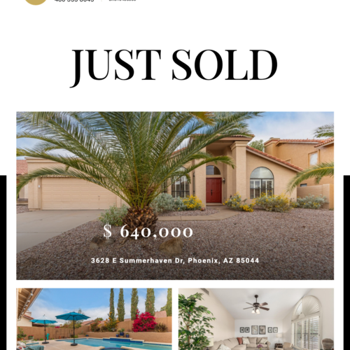 Just Sold!! Beautiful Ahwatukee Home