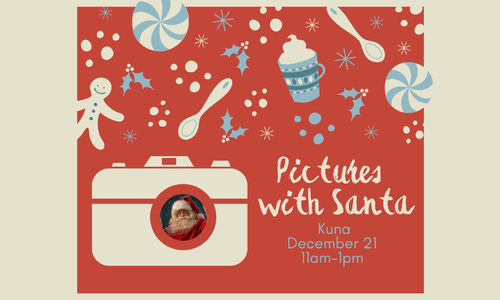 Pictures With Santa in Kuna, December 21st